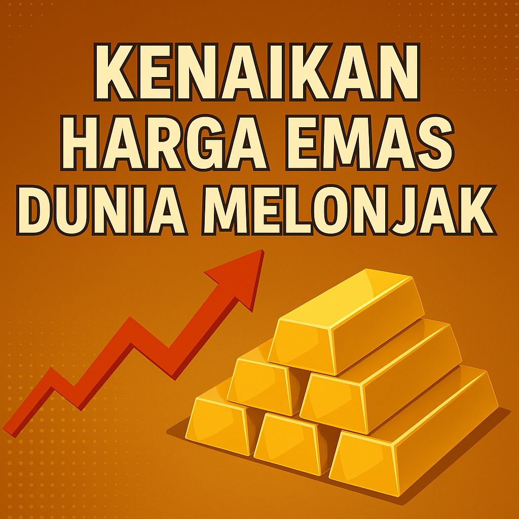 KENAIKAN HARGA EMAS DUNIA MELONJAK, INVESTOR LOKAL DIUNTUNGKAN