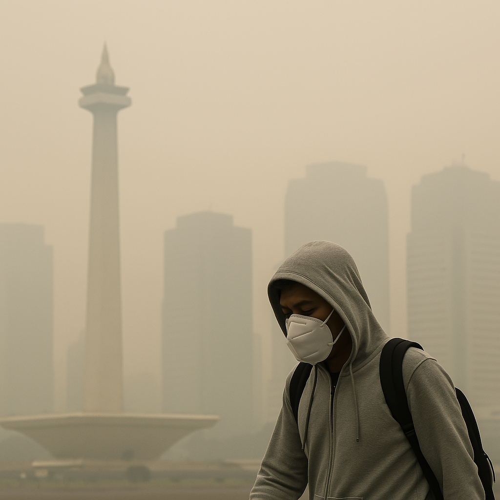 Polusi Udara Jakarta Meningkat, Warga Diminta Kurangi Aktivitas Luar Ruangan